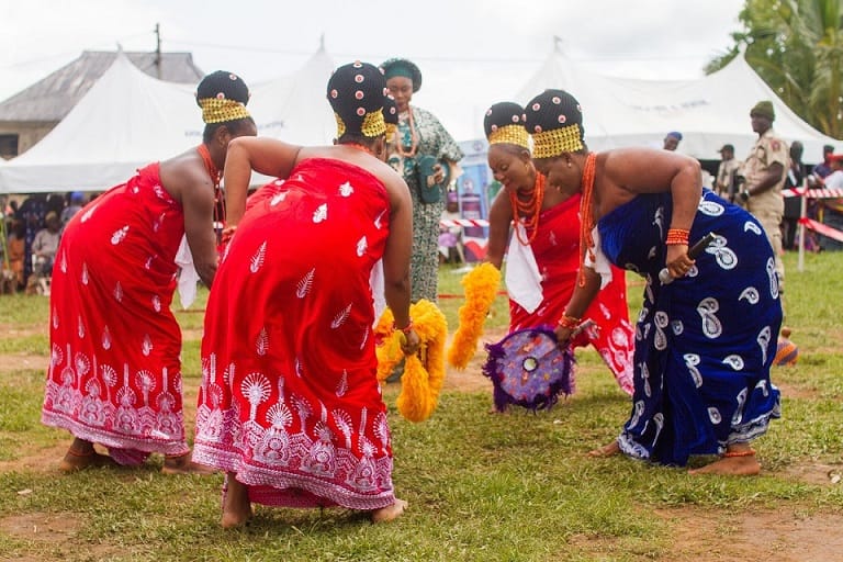 Edo women dancing, export for Edo economy growth, Edo state