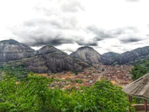 Idanre hills in Ondo state Nigeria, exploring the export potential of Ondo state's solid minerals and agriproducts